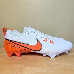 Nike Vapor Edge Speed 2 360 Football Cleats White Orange FQ4045-100 Men's 12